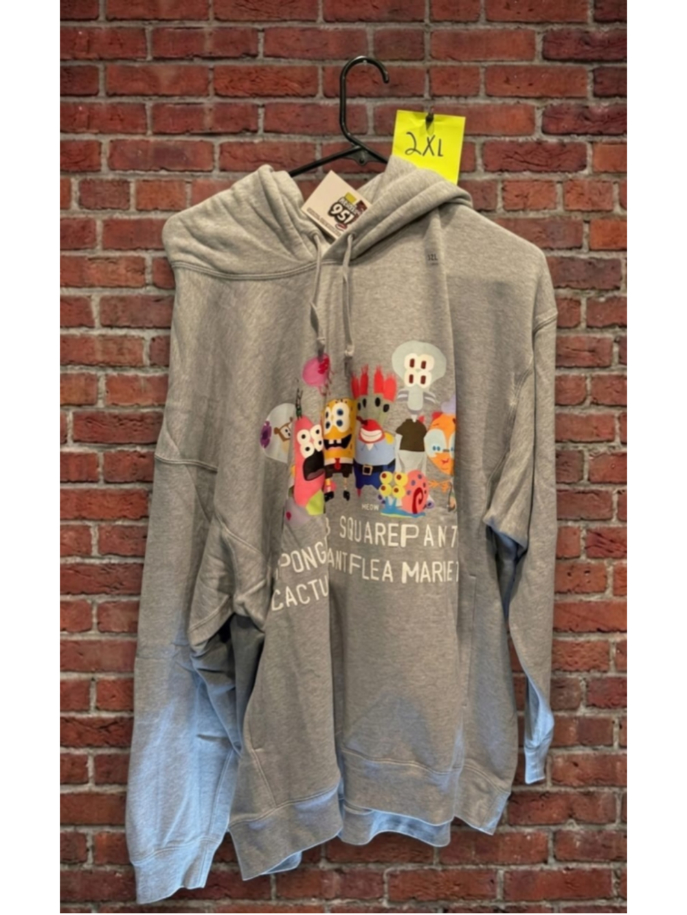2XL Hoodie SpongeBob x CPFM x Uniqlo 476551 Cactus Plant Flea Market NWT